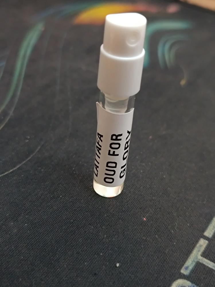 Lattafa Badee Sampling Set ( Oud for Glory, Amythest, Honor & Glory) 3 x 1ml - Customer Photo From nikhil sahaay