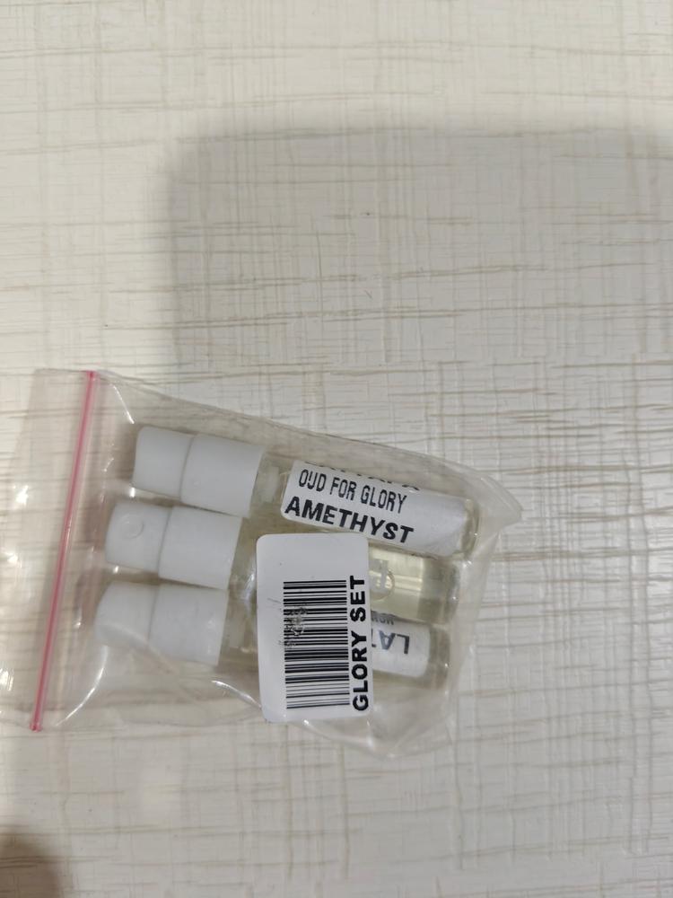 Lattafa Badee Sampling Set ( Oud for Glory, Amythest, Honor & Glory) 3 x 1ml - Customer Photo From Samarth Kanojiya
