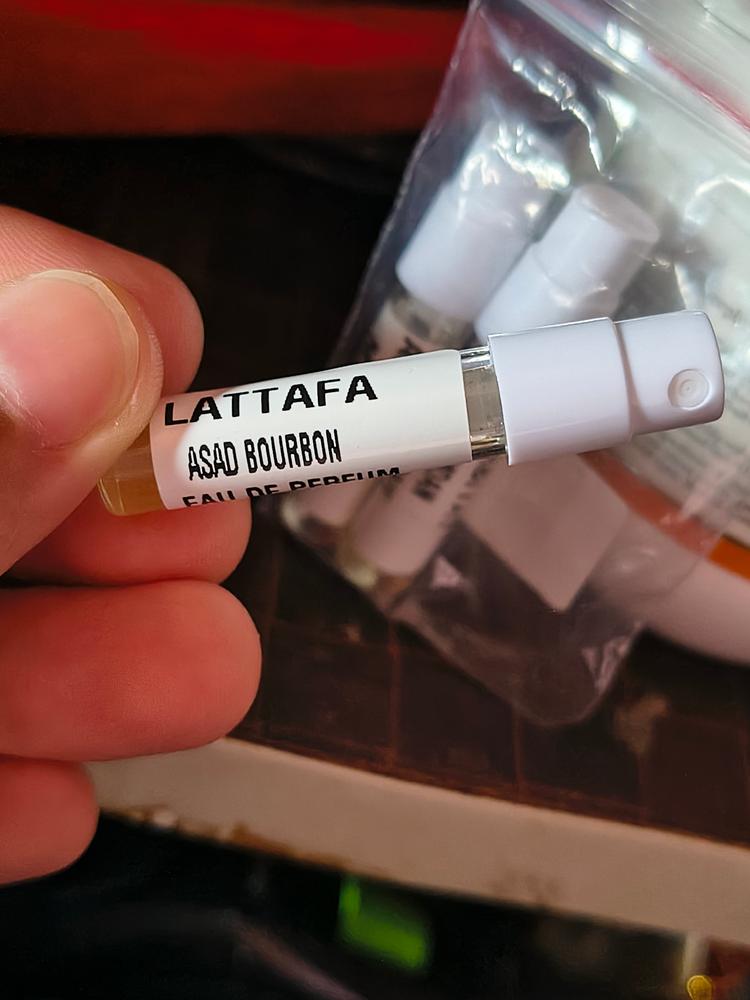 Lattafa Asad Sampling Set( Asad, Bourbon, Zanzibar) 3 x 1ml - Customer Photo From Abhi