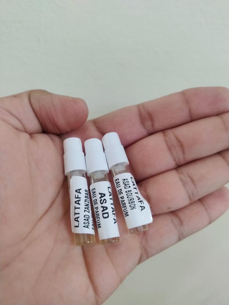 Lattafa Asad Sampling Set( Asad, Bourbon, Zanzibar) 3 x 1ml - Customer Photo From Navneet