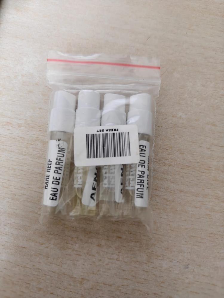 Afnan Fresh Sampling Set (Turathi, Turathi Electric, 9 AM Dive, Rare Reef) 4 x 1ml - Customer Photo From aadi