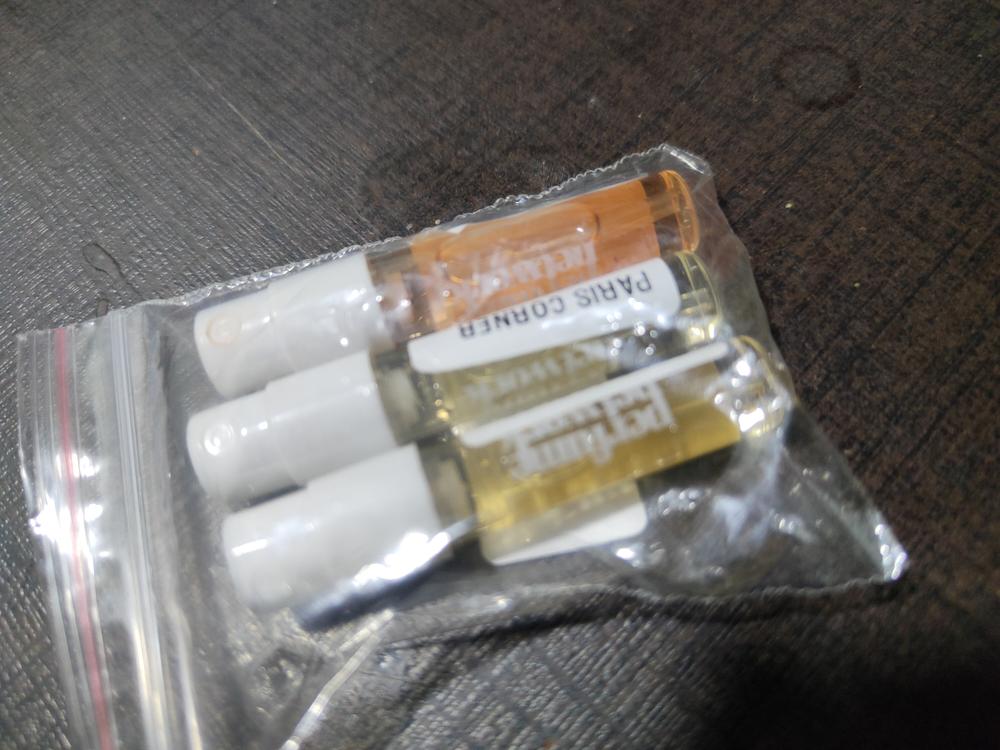 Paris Corner Khair Sampling Set (Pistachio, Confection, Felicity) 3 x 1ml - Customer Photo From Sainath Habib