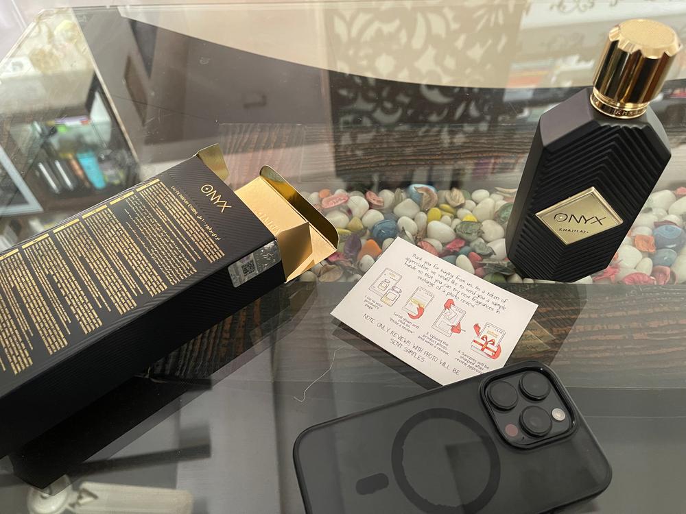 Khadlaj Onyx Gold Eau de Parfum for Men - Customer Photo From Payal Jain