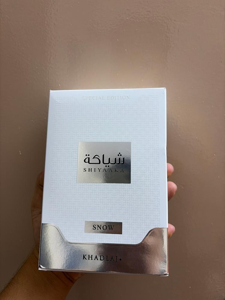 Khadlaj Shiyaaka Snow Eau de Parfum for Men - Customer Photo From Shalin