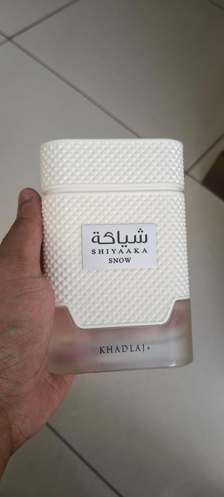 Khadlaj Shiyaaka Snow Eau de Parfum for Men - Customer Photo From Ananya Bhowmik