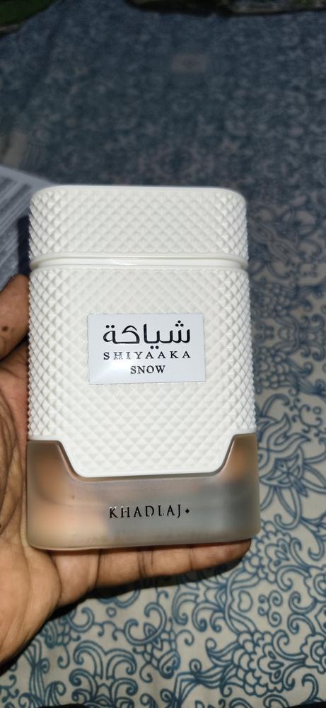 Khadlaj Shiyaaka Snow Eau de Parfum for Men - Customer Photo From jitendra patil