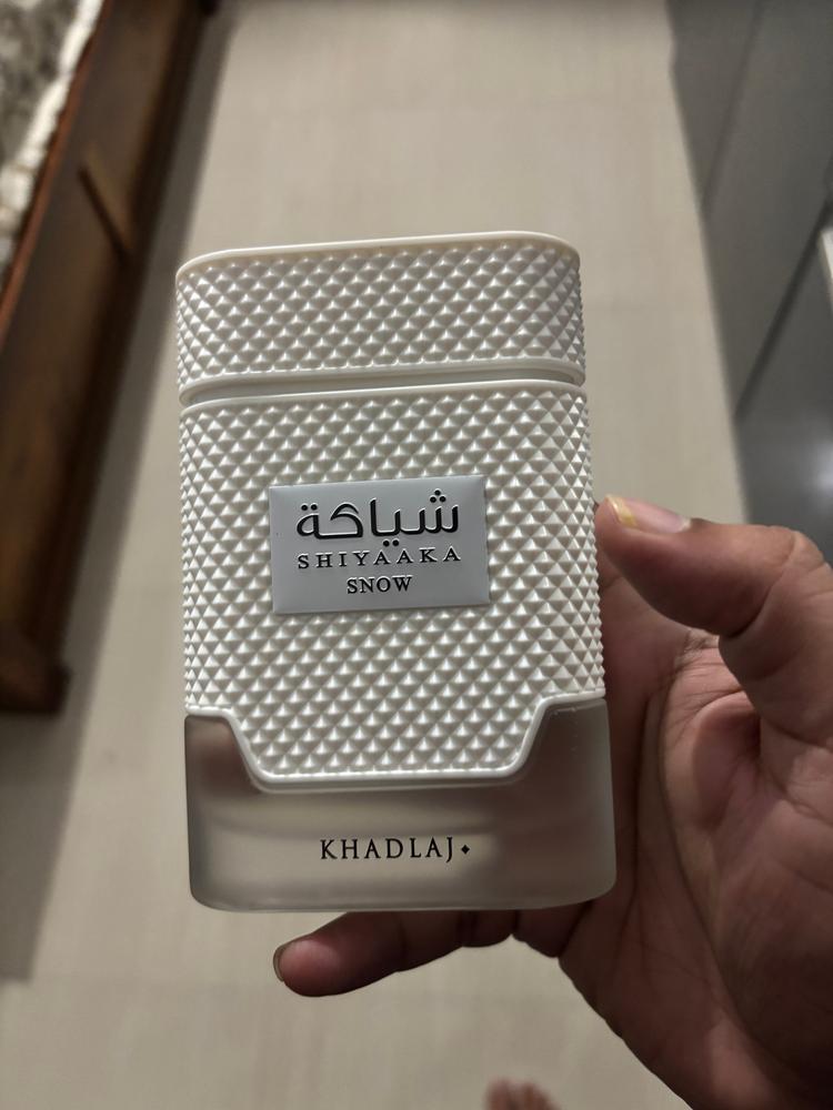 Khadlaj Shiyaaka Snow Eau de Parfum for Men - Customer Photo From Mohammed Hashim