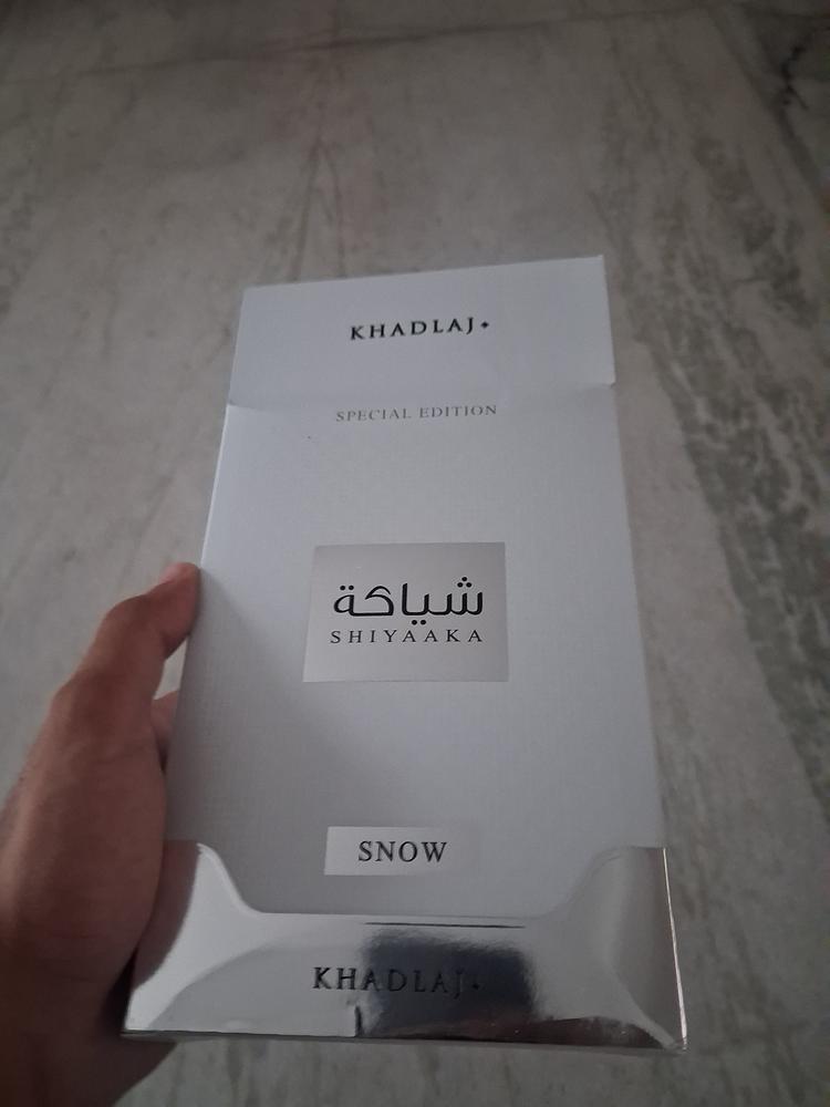 Khadlaj Shiyaaka Snow Eau de Parfum for Men - Customer Photo From Krishiv Paleja