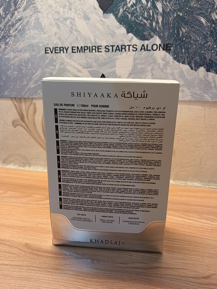 Khadlaj Shiyaaka Snow Eau de Parfum for Men - Customer Photo From Abhinav Prakash