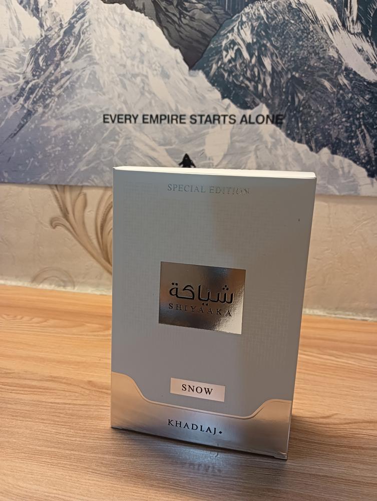 Khadlaj Shiyaaka Snow Eau de Parfum for Men - Customer Photo From Abhinav Prakash