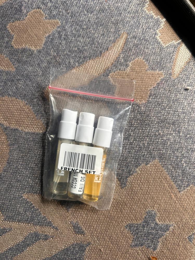 French Avenue Sampling Set( Liquid Brun, Cocoa Morado, Azzure Aoud) 3 x 1ml - Customer Photo From Sheena