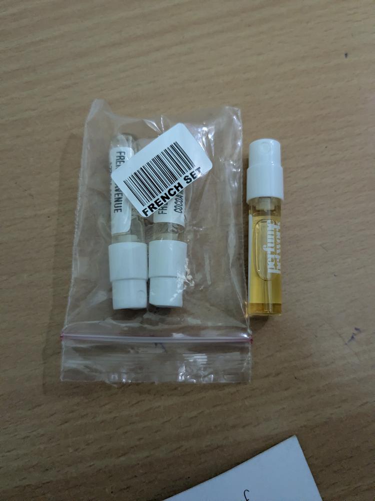 French Avenue Sampling Set( Liquid Brun, Cocoa Morado, Azzure Aoud) 3 x 1ml - Customer Photo From Ganesh Babu