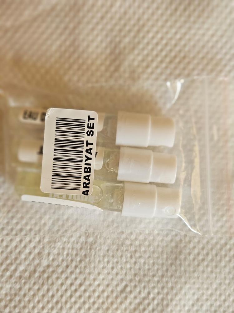 Arabiyat Sampling Set (Marwa, Mahd al Dhahab, Al Noor) 3 x 1ml - Customer Photo From Aman Raizada