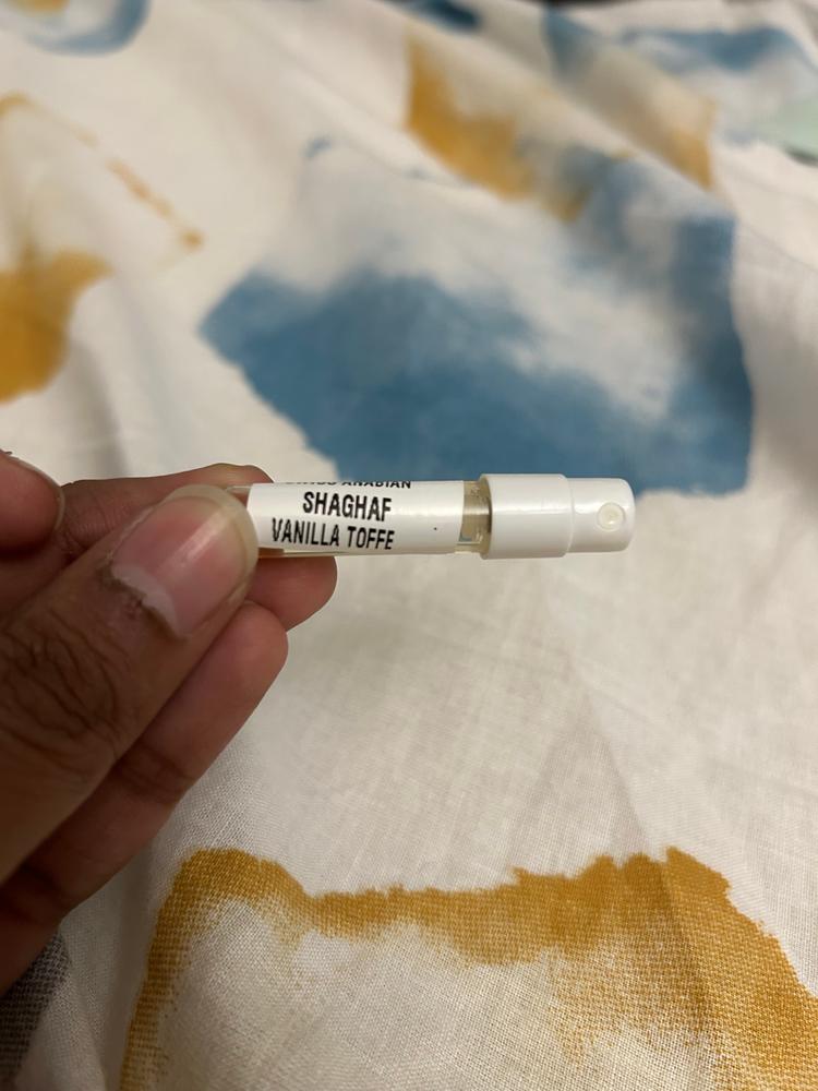 Swiss Arabian Shagaf Sampling Set ( Oud, Vanilla Toffee, Oud Tonka) 3 x 1ml - Customer Photo From Mohammed Zayan