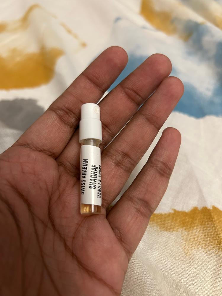 Swiss Arabian Shagaf Sampling Set ( Oud, Vanilla Toffee, Oud Tonka) 3 x 1ml - Customer Photo From Mohammed Zayan