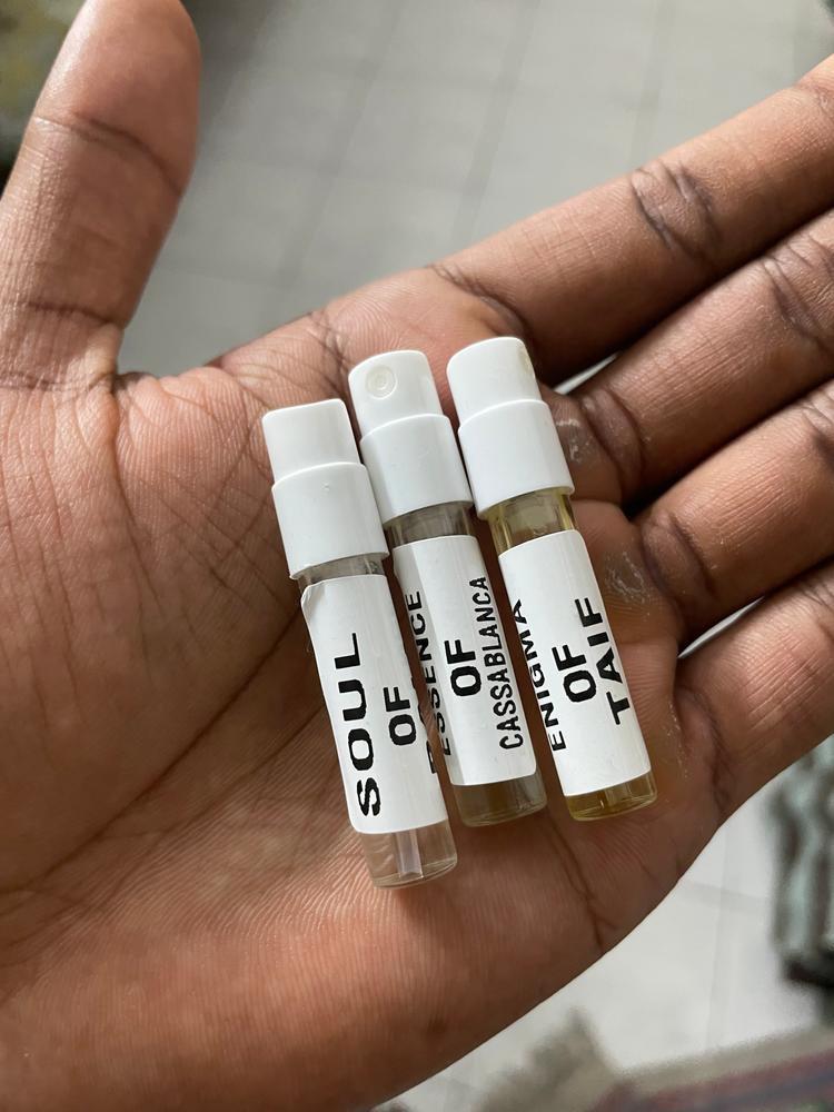 Swiss Arabian City Sampling Set ( Enigma of Taif, Essence of Casablanca, Soul of Bali) 3 x 1ml - Customer Photo From Harsha Jadhav