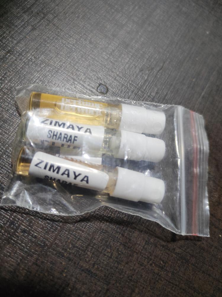 Zimaya Sharaf Sampling Set ( Blend, Club, Divine) 3 x 1ml - Customer Photo From Sainath Habib