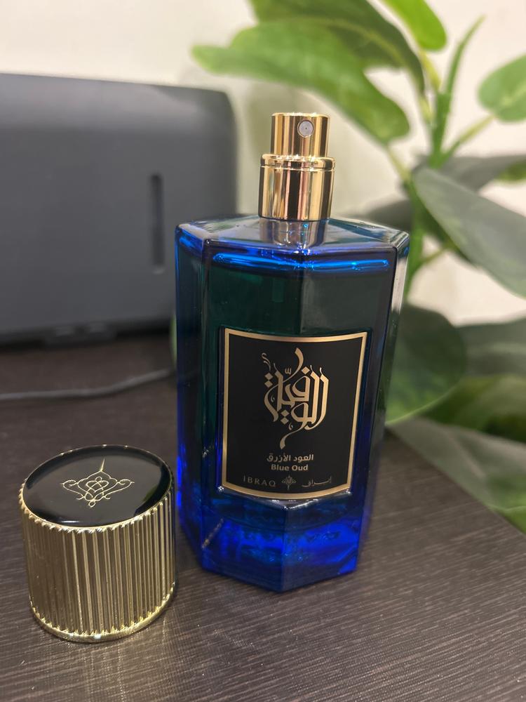 Ibraheem al Qurashi Blue Oud Eau de Parfum for Men - Customer Photo From Zuhaib sarwat