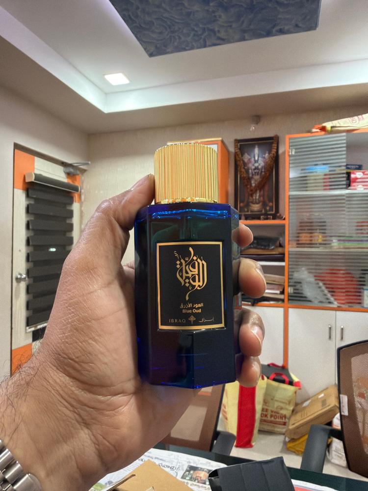 Ibraheem al Qurashi Blue Oud Eau de Parfum for Men - Customer Photo From Vihari Rudrangi