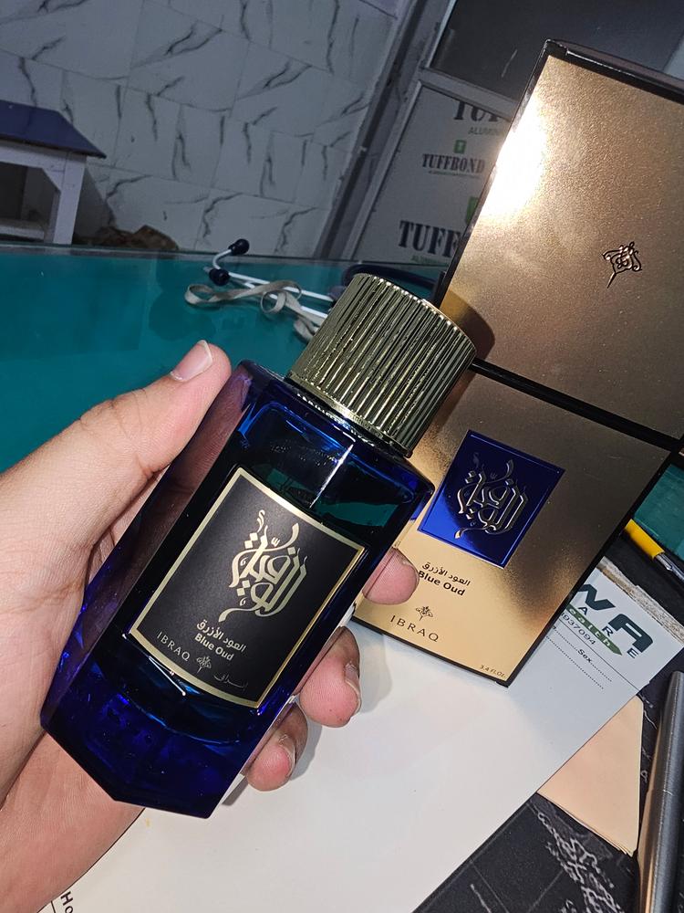 Ibraheem al Qurashi Blue Oud Eau de Parfum for Men - Customer Photo From Adil Baksh