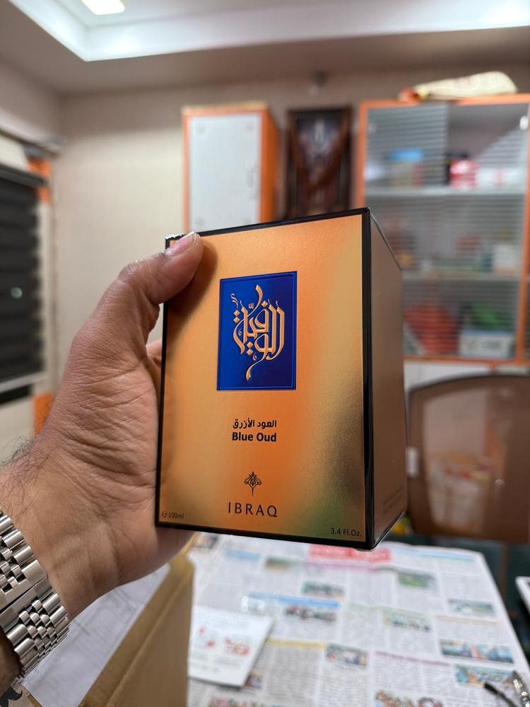 Ibraheem al Qurashi Blue Oud Eau de Parfum for Men - Customer Photo From Vihari Rudrangi