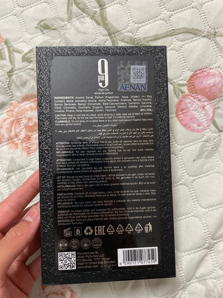 Afnan 9 PM Nightout Eau de Parfum for Men - Customer Photo From Pratham Aggarwal