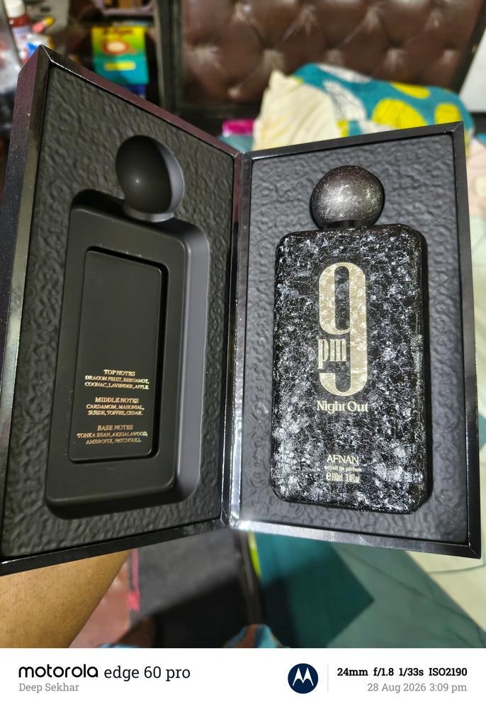 Afnan 9 PM Nightout Extrait de Parfum for Men - Customer Photo From Deep Sekhar Das Thakur