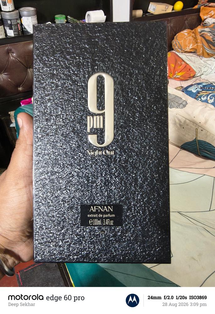 Afnan 9 PM Nightout Extrait de Parfum for Men - Customer Photo From Deep Sekhar Das Thakur