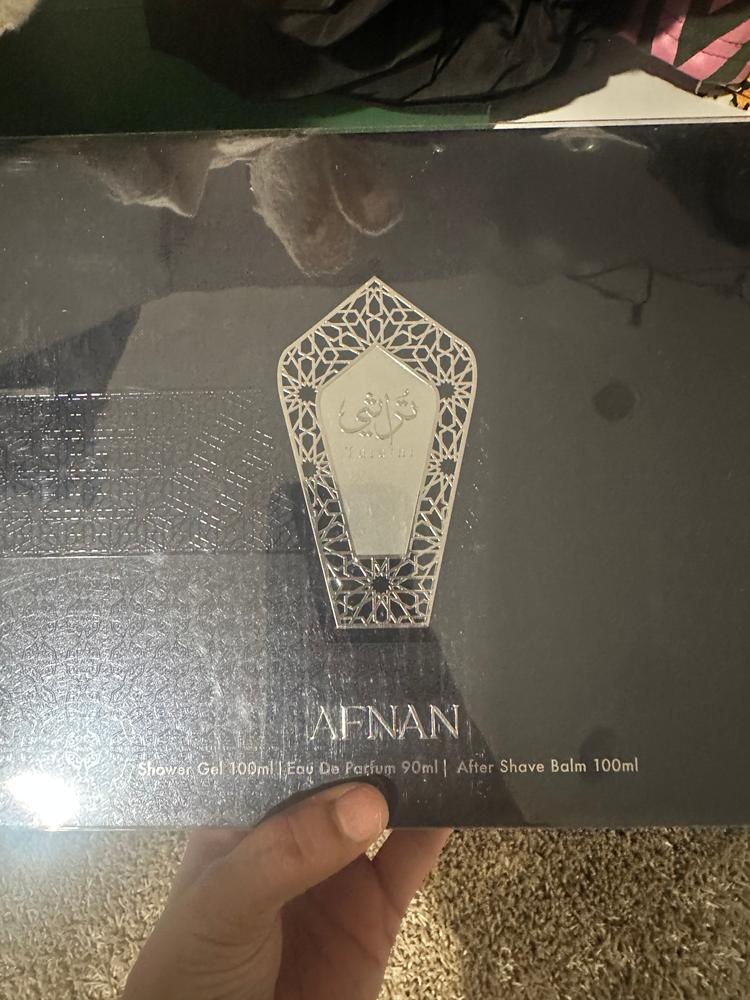 Afnan Turathi Blue Gift Set for Men - Customer Photo From NA
