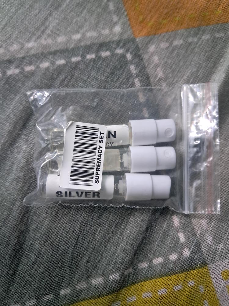 Afnan Supremacy Sampling Set(Not Only Intense, Collector Edition, Silver) 3 x 1ml - Customer Photo From Dipanjan