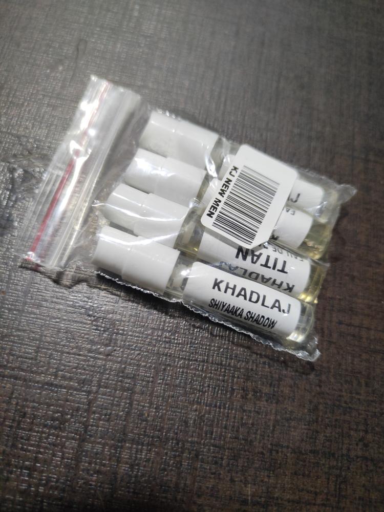 Khadlaj New Men Sampling Set( Shiyaaka Snow, Shiyaaka Shadow, Onyx Gold, Titan) 4 x 1ml - Customer Photo From Sainath Habib