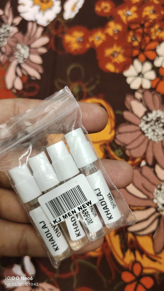 Khadlaj New Men Sampling Set( Shiyaaka Snow, Shiyaaka Shadow, Onyx Gold, Titan) 4 x 1ml - Customer Photo From Abhinaba K