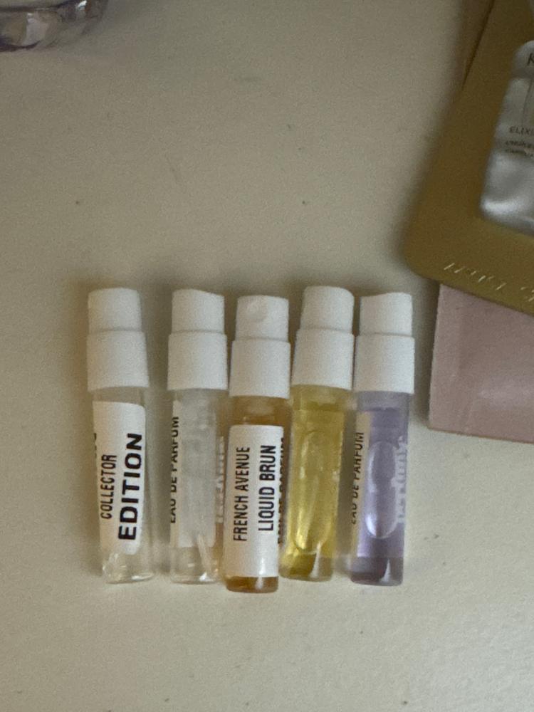 Best of Middle East Sampling Set( Hawas, Liquid Brun, Marwa, Khamrah Qahwa, Collector Edition) 5 x 1ml - Customer Photo From Tarun Rohith Kodi