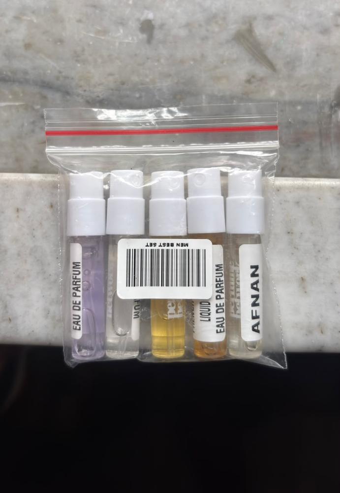 Best of Middle East Sampling Set( Hawas, Liquid Brun, Marwa, Khamrah Qahwa, Collector Edition) 5 x 1ml - Customer Photo From Swarnajyoti Halder