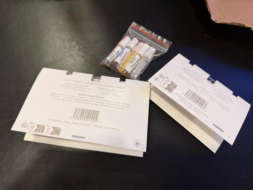 Best of Middle East Sampling Set( Hawas, Liquid Brun, Marwa, Khamrah Qahwa, Collector Edition) 5 x 1ml - Customer Photo From Aryan S