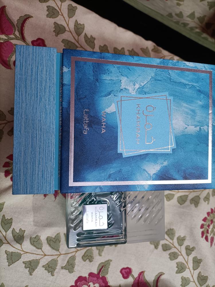 Lattafa Khamrah Waha Eau de Parfum for Men - Customer Photo From azlan