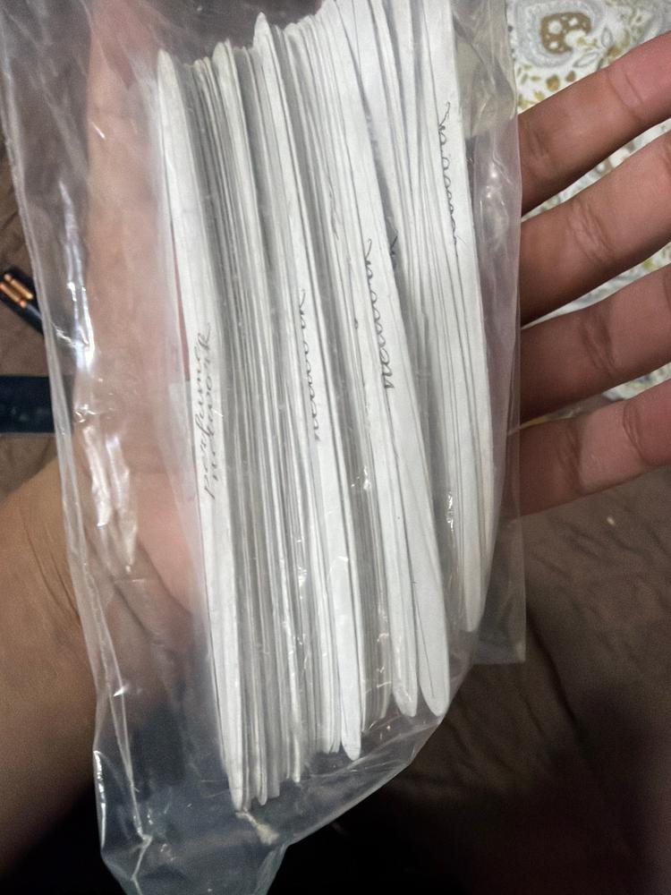Perfume Tester/Blotter Strips ( Pack of 100 strips) - Customer Photo From Rushank Garg