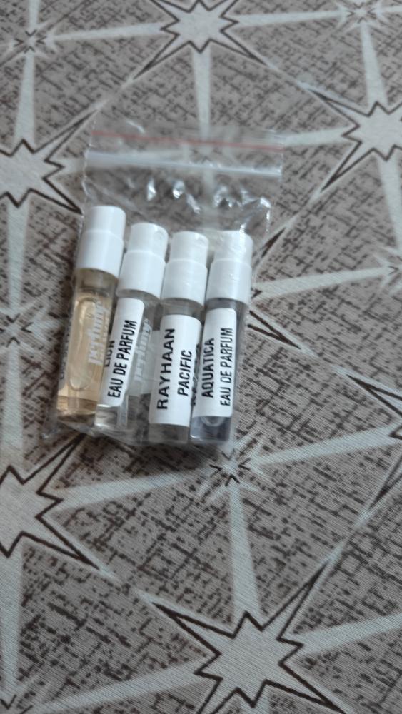 Rayhaan Sampling Set( Elixir, Pacific Aura, Aquatica, Lion) 4 x 1ml - Customer Photo From Atharav Verma