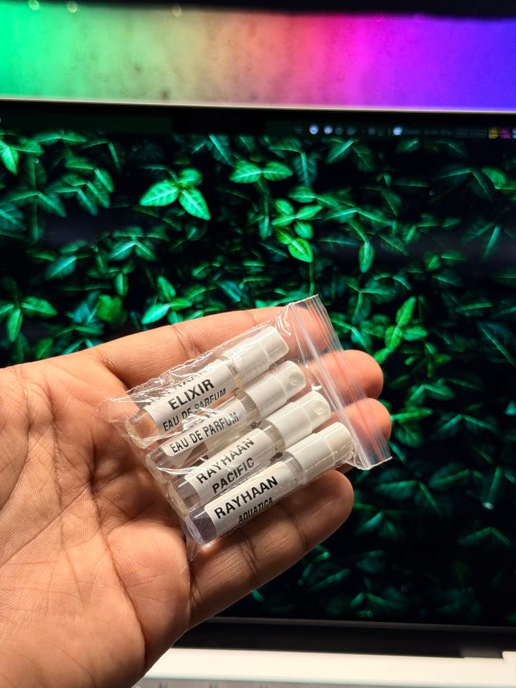 Rayhaan Sampling Set( Elixir, Pacific Aura, Aquatica, Lion) 4 x 1ml - Customer Photo From Abhinav Sharma