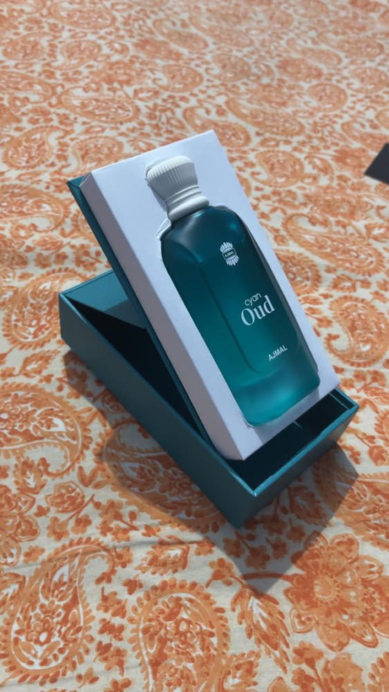 Ajmal Cyan Oud Eau de Parfum - Customer Photo From Shainal Jain