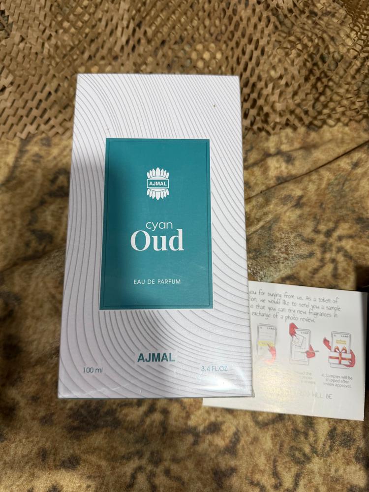 Ajmal Cyan Oud Eau de Parfum - Customer Photo From Arman