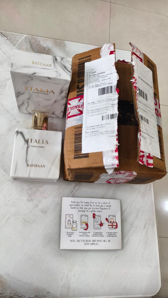 Rayhaan Italia Eau de Parfum - Customer Photo From Sahil Koyande