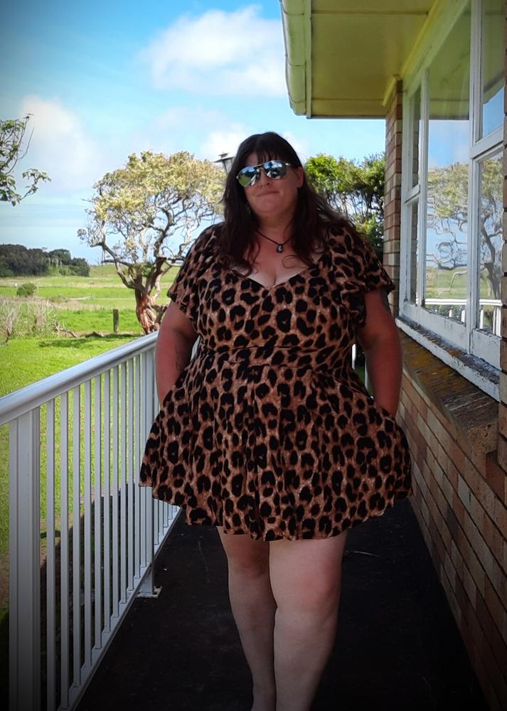 Annaliesa Dress - Leopard Shortish - Customer Photo From W S.