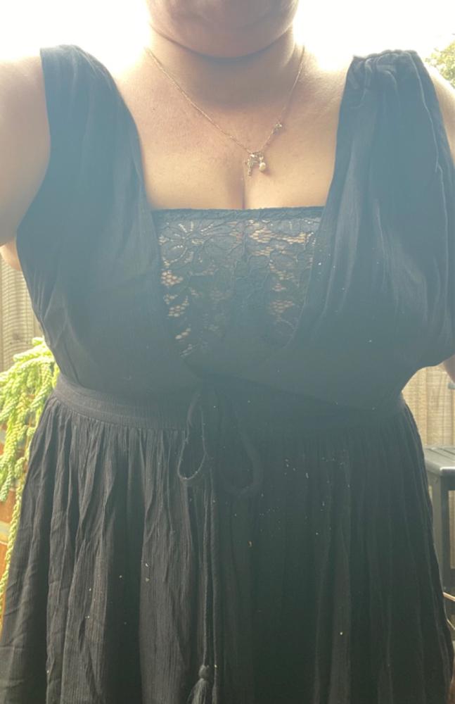 Goddess Dress - Black - Customer Photo From Kristy-Leigh M.