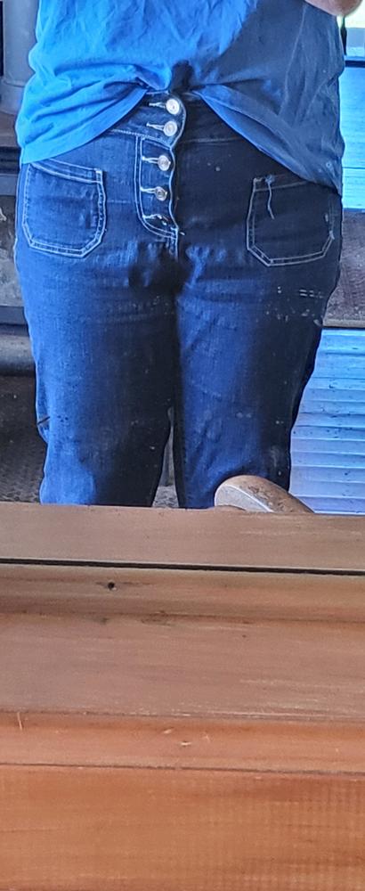 Royal Rogues Flared Jeans - Dark Blue Wash - Customer Photo From Joan