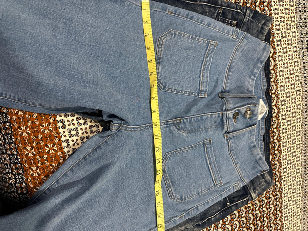 Wide Leg Shaper Jeans - Light Blue Wash (Long / Tall) - Customer Photo From Rebecca M.