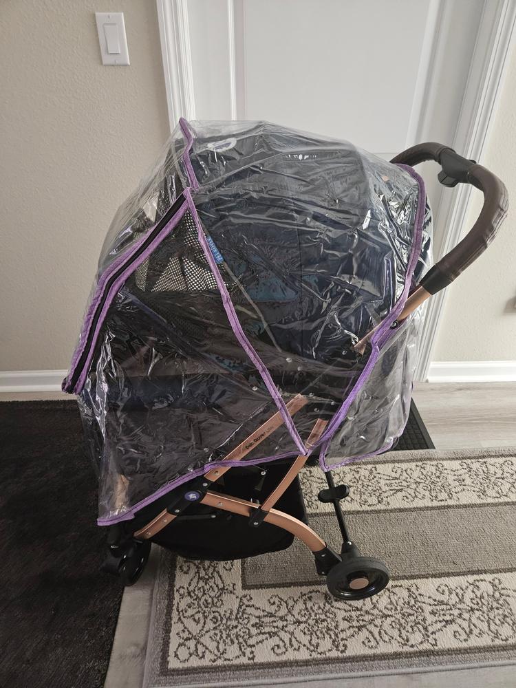 thumbnail image 2 of Nuby Eco Baby Stroller Weather Shield And Bug Netting Set - Stroller Rain Cover And 2 of 10