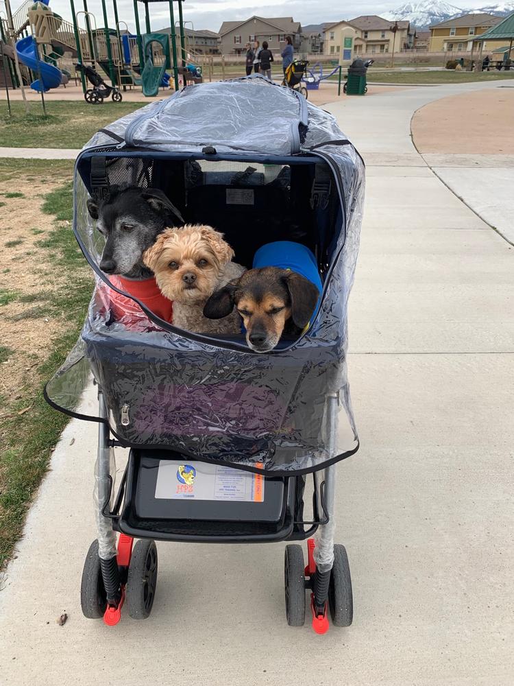 dog stroller rain cover