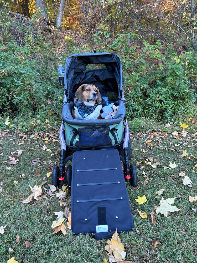 HPZ PET ROVER TITAN HD Premium Super size Stroller SUV for Small Medium Large X Large Dogs Cats and Pets Green Camo HPZ Pet Rover