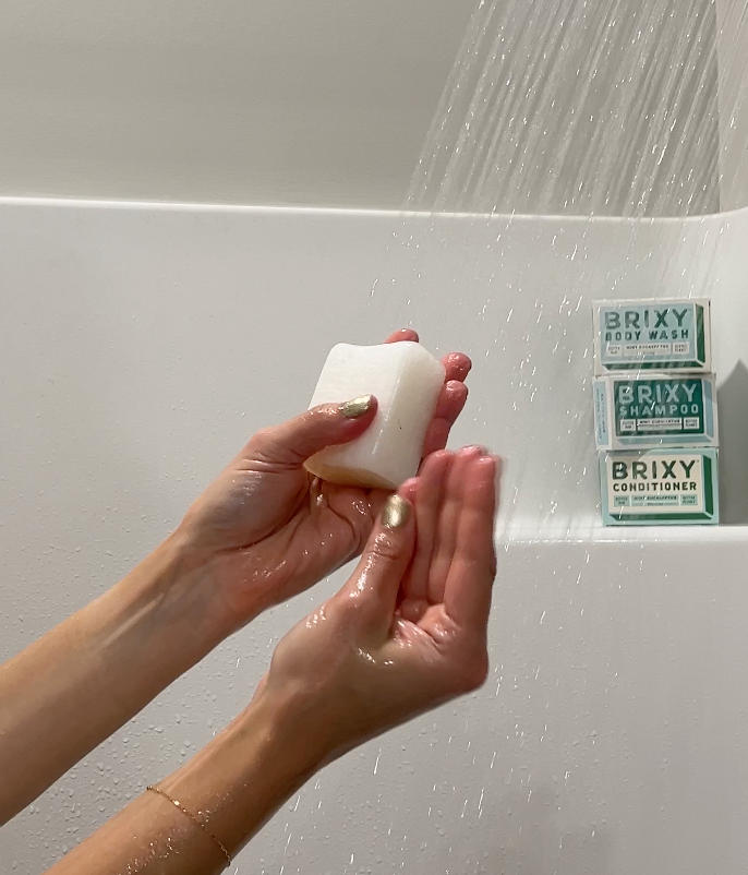 Hydrating Conditioner Bar - Mint Eucalyptus - Customer Photo From Erin-Elizabeth Miller